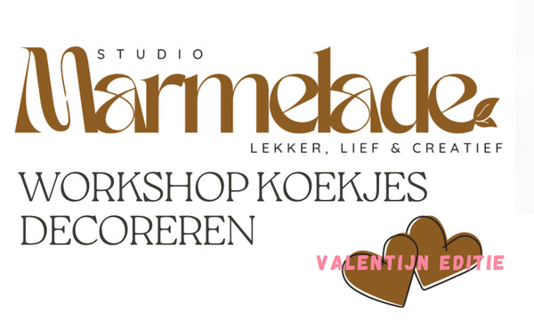 Workshop Koekjes Decoreren: Valentijn editie Dinsdag 6/2 om 18:30 uur